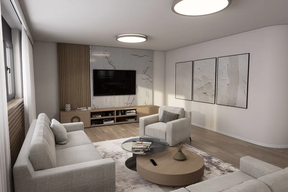 4.5 Zimmer Wohnung 1. OG links – Stilvolles Wohnen im Grünen