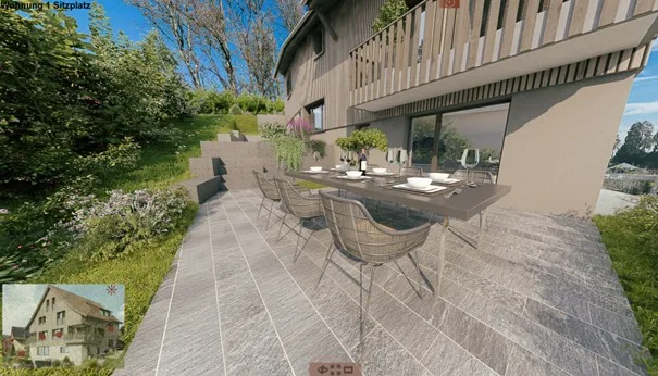 RESERVIERT - Moderne 5.5-Zimmer-Gartenwohnung an bester Lage