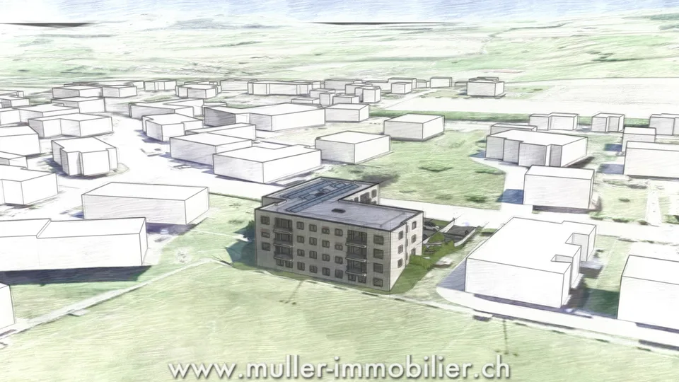 Neue 38 m² Studio-Wohnung, 5 Minuten von Romont entfernt, im Dorf Siviriez – Foto 9 von 13
