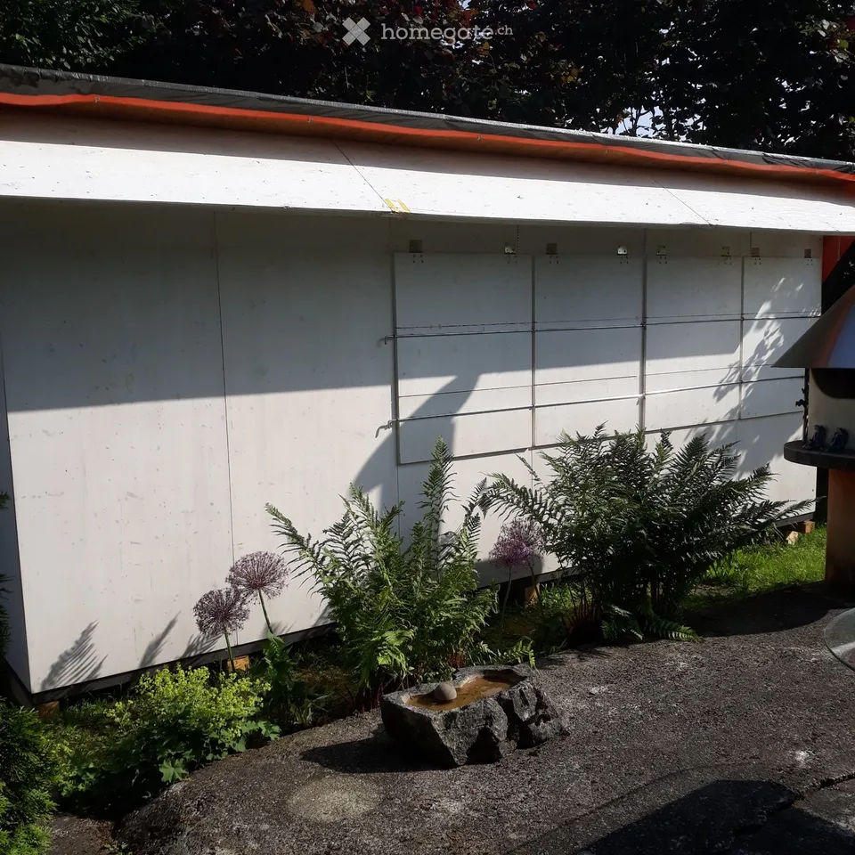 Holzhaus weiss 6 x 3 Meter