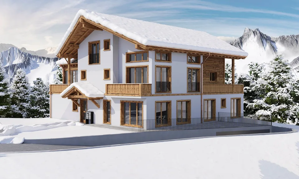 Exklusive 4.5-Zimmer-Dachwohnung in Parpan mit Bergblick