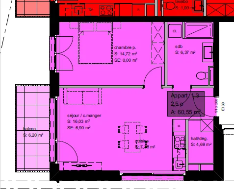 Appartamento nuovo di 2.5 locali al 1° piano con balcone – Ideale per abitare o investire