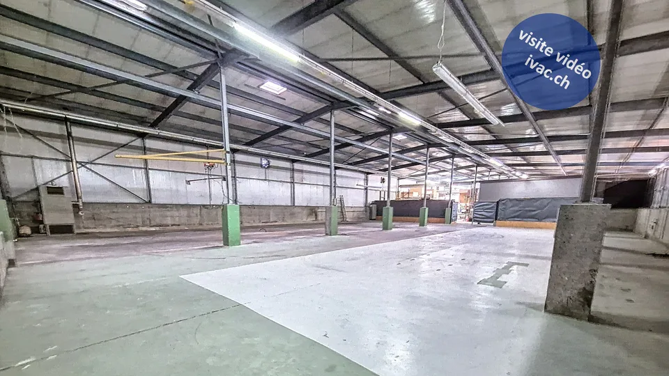 Halle industrielle de 790 m2 (lot2) à Lucens / VD