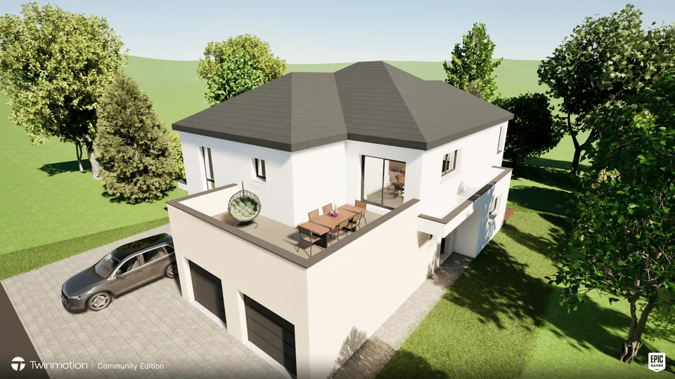 Wohnungs BauProjekt in Sierentz neben Bahnof richtung Basel