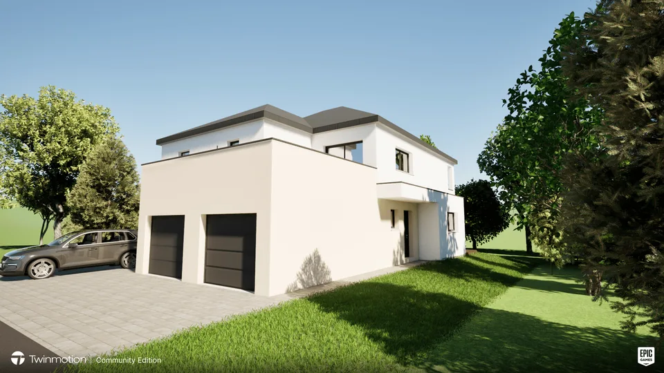 Wohnungs BauProjekt in Sierentz neben Bahnof richtung Basel