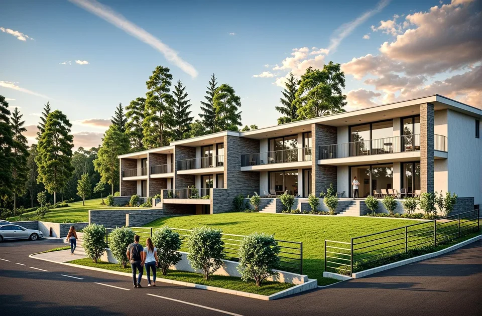 Moderno e grande appartamento 2.5 locali con vista panoramica a Novazzano