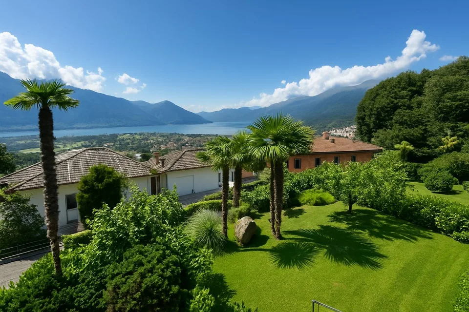 3A - 3.5 Appartamento vista lago con terrazza e giardino - Residenza Lumino Locarno Monti