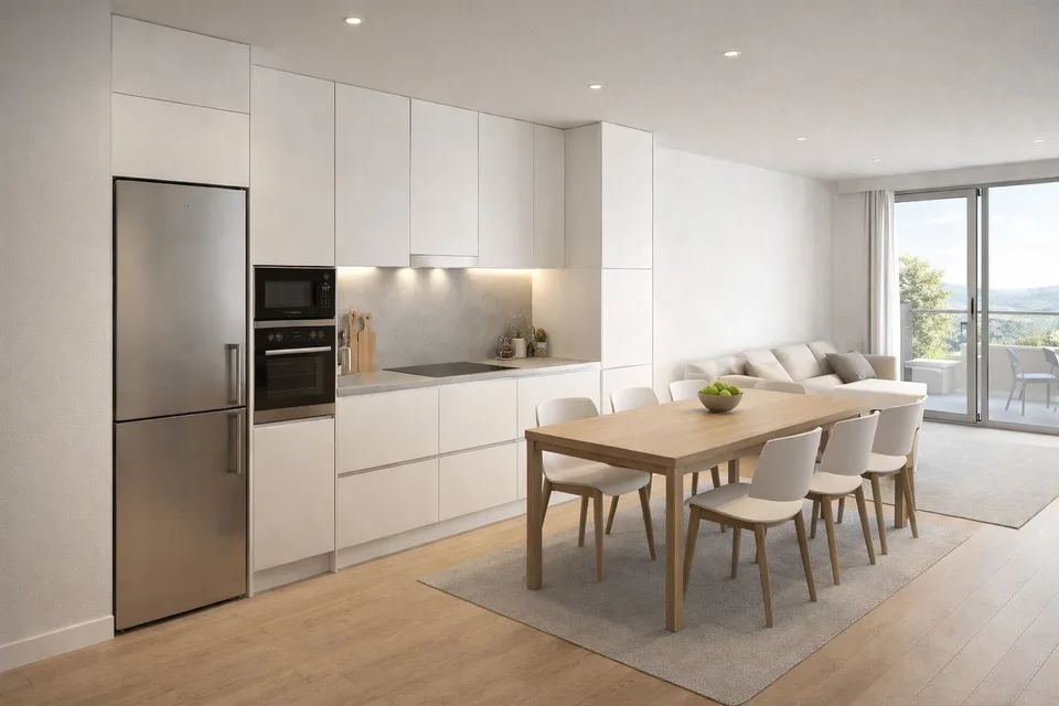 Wohnung 2,5 Zimmer in neuer Promotion gegenüber dem Golf von Sierre