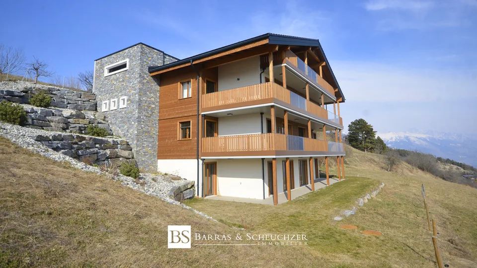 Superbe 4.5 pièces récent avec jardin et vue imprenable