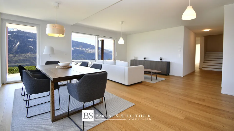Superbe 4.5 pièces récent avec jardin et vue imprenable