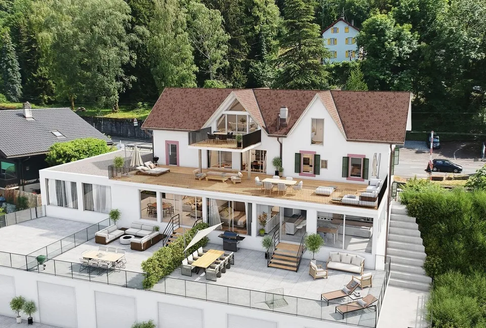 Hafen der Ruhe am Seeufer - 3.5-Zimmer-Wohnung mit Terrasse