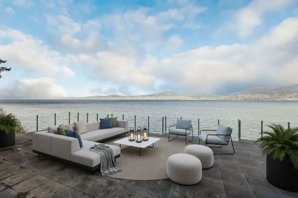 Hafen der Ruhe am Seeufer - 3.5-Zimmer-Wohnung mit Terrasse