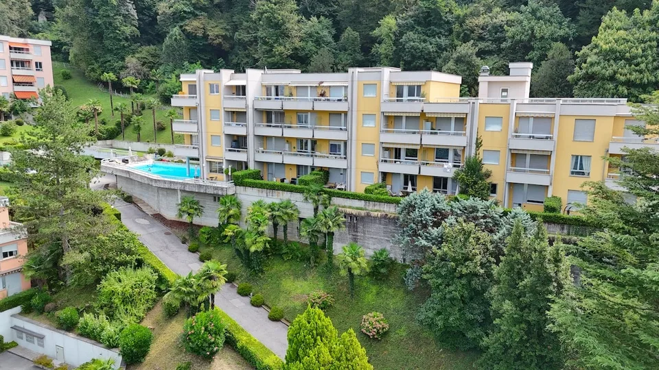 Incantevole appartamento di 3.5 locali con vista lago a Bissone