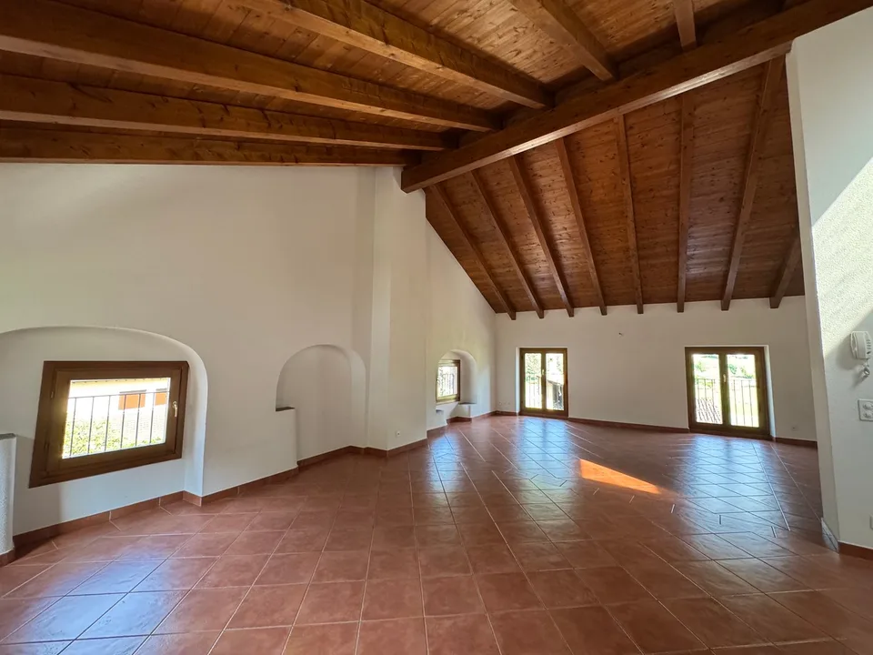 Grande appartamento duplex di 4.5 locali in casa storica a Barbengo