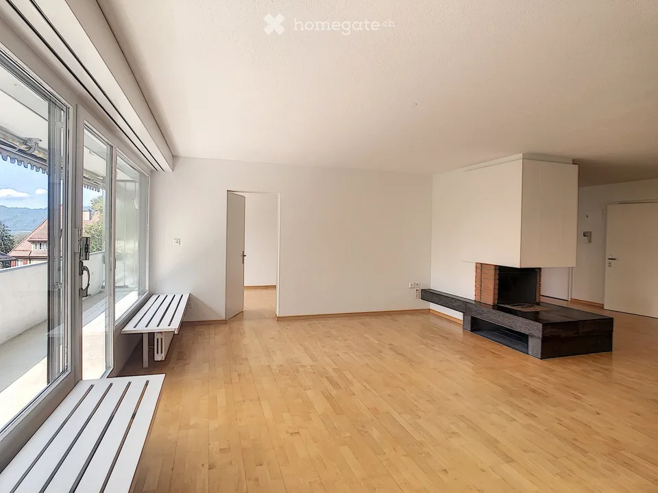 Ampio appartamento di 5,5 locali con balcone e camino a Zürich Witikon