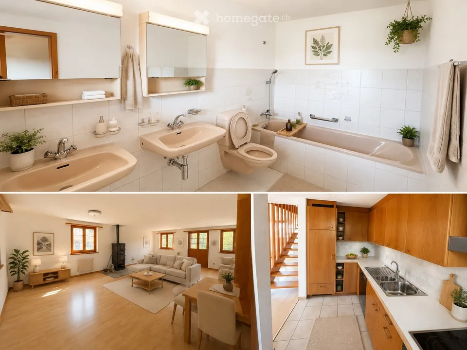 Maisonette Wohnung mit Garage und Bastelraum