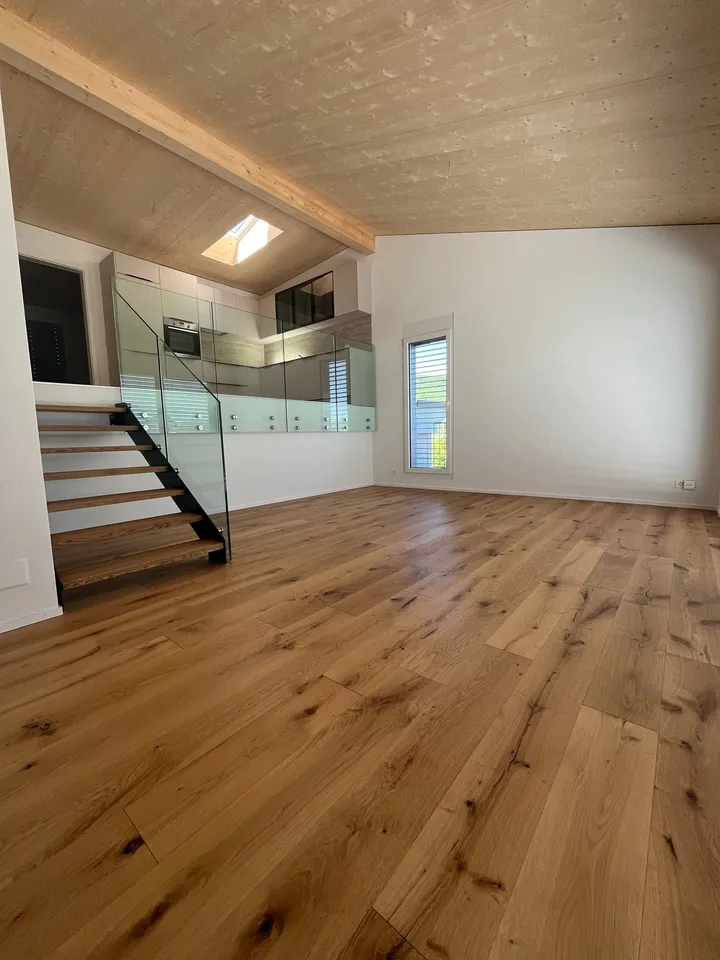 Klimatisierte 3.5-Zimmer-Dachwohnung  Erstbezug mit grosser Terrasse