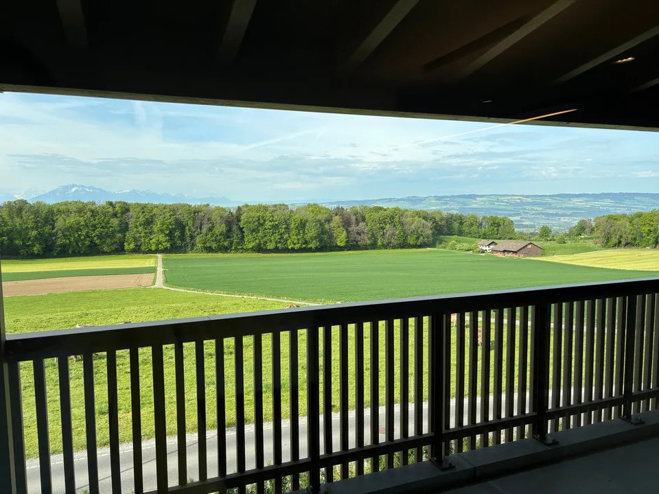 Grosszügige 3.5 Zimmer-Wohnung mit wundervoller Aussicht auf das Bergpanorama