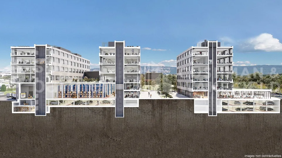 Rubix - Modular Craft, Office and Logistics Spaces - from 500 m² in Meyrin Satigny – photo 7 of 12