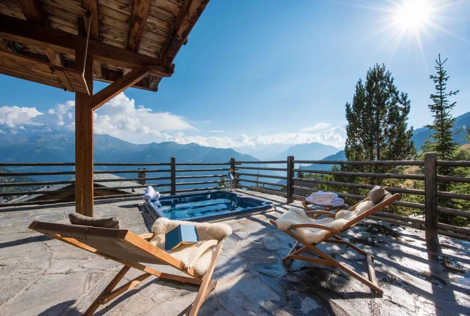 Chalet de prestige avec vue panoramique