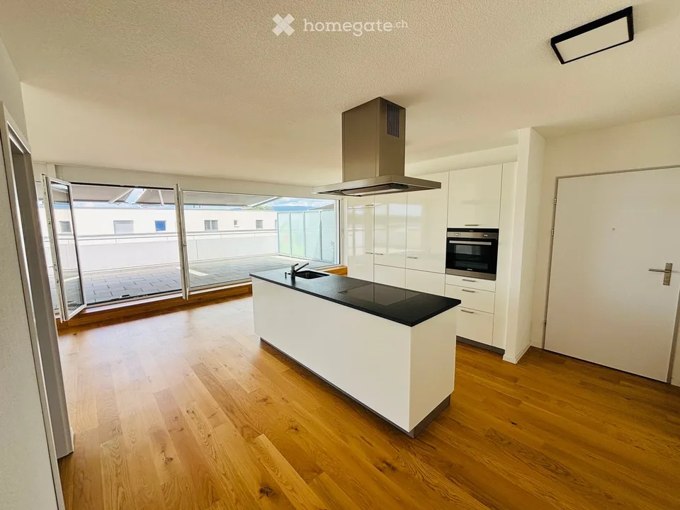 Wunderschöne 3.5-Zimmer-Attikawohnung – Riesige Terrasse  71m2,  ruhig, sonnig, modern