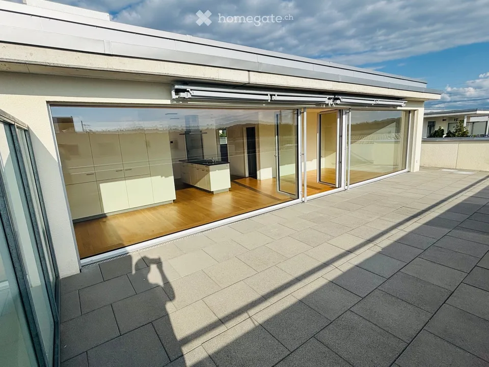 Wunderschöne 3.5-Zimmer-Attikawohnung – Riesige Terrasse  71m2,  ruhig, sonnig, modern