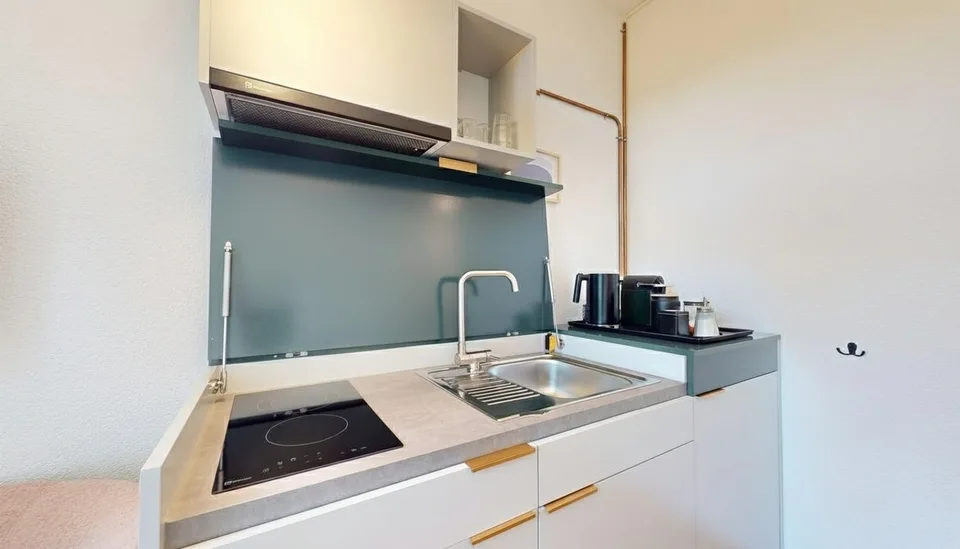 Offre à durée limitée – Studio célibataire confortable à l'hôtel Alpenblick, Berne !
