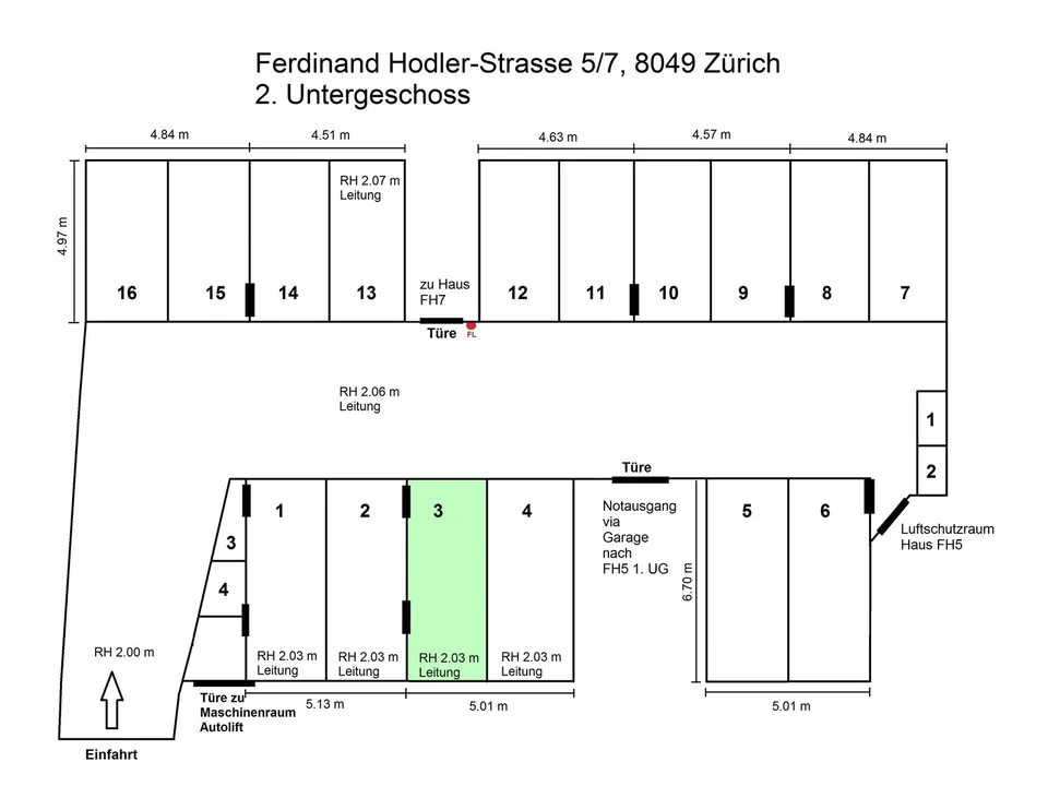 Einstellplatz