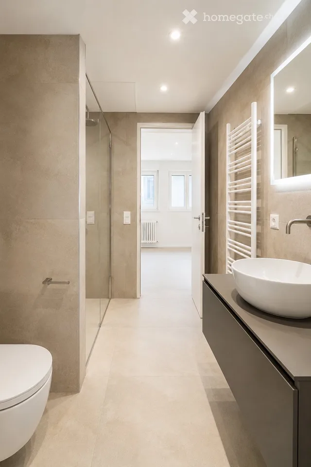 Appartement à louer de 4,5 pièces, 130 m², avec jardin privé et vue lac spectaculaire à Massagno