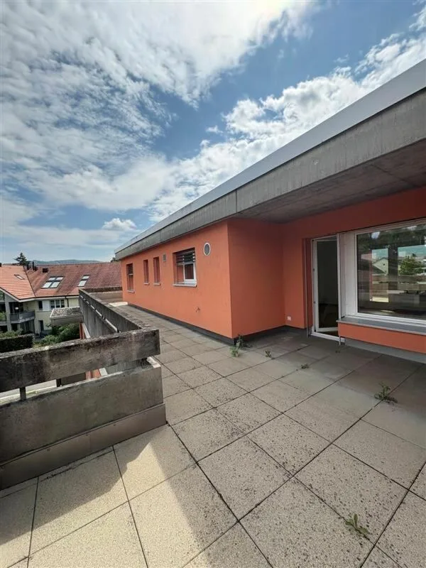 Dachterrassenwohnung mitten in Reinach mit Cheminée