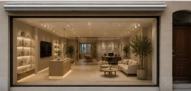 Showcase-Store in downtown Morges