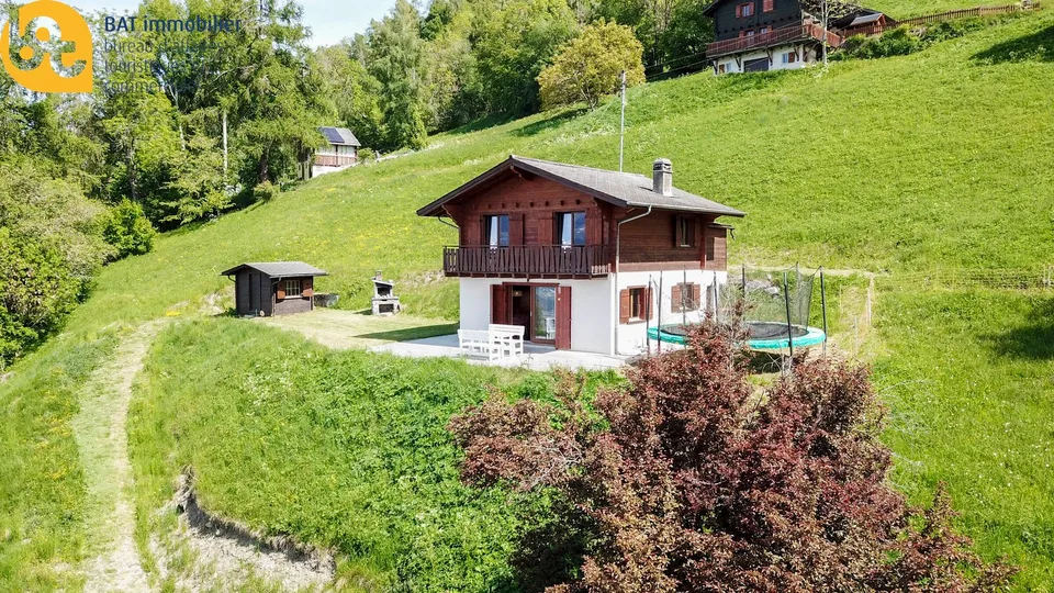 Chalet in einer Ferienresidenz, 5 Minuten von Veysonnaz und der Piste von L'Ours entfernt