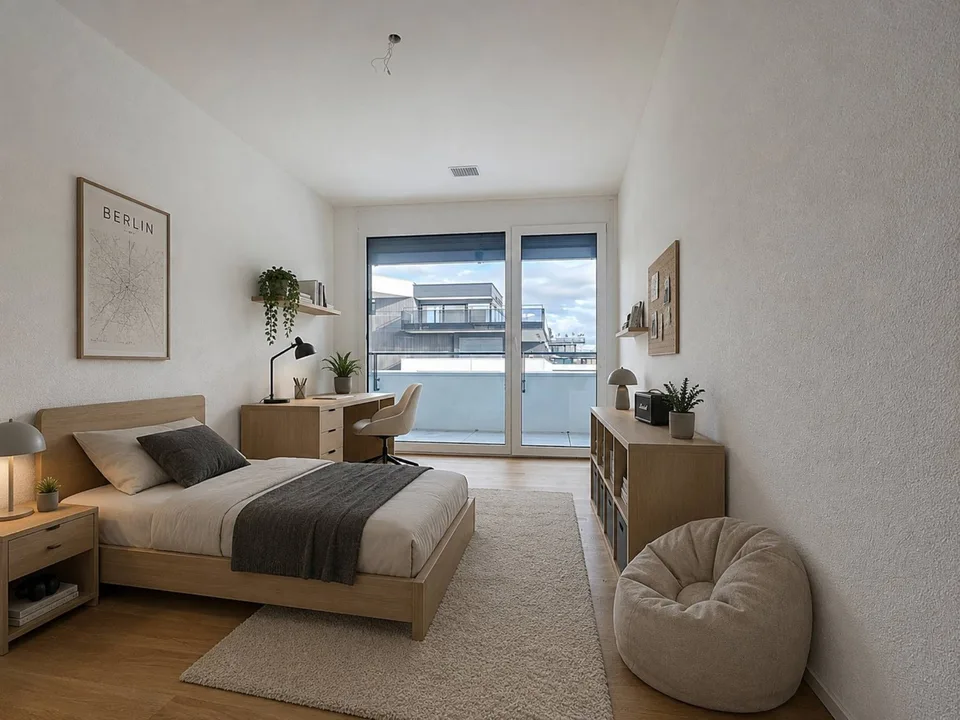 Appartement neuf de 4.5 pièces avec balcons couverts