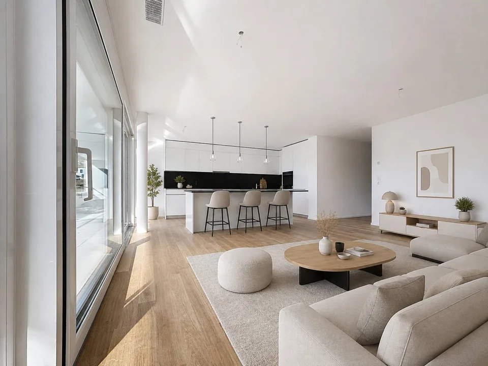 Appartement neuf de 4.5 pièces avec balcons couverts