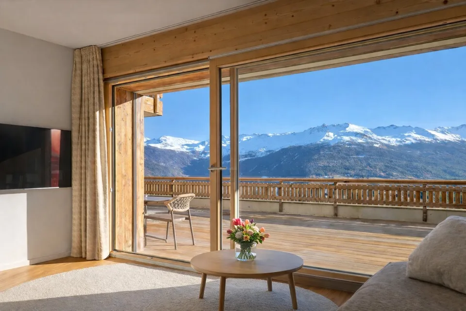 Wunderschöne 3,5-Zimmer-Ski-in/Ski-out-Wohnung in Hotelresidenz