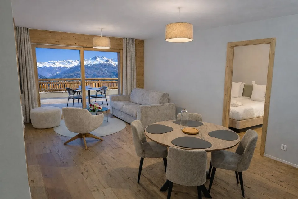 Magnifique 3.5 pièces ski in/out dans résidence hôtelière