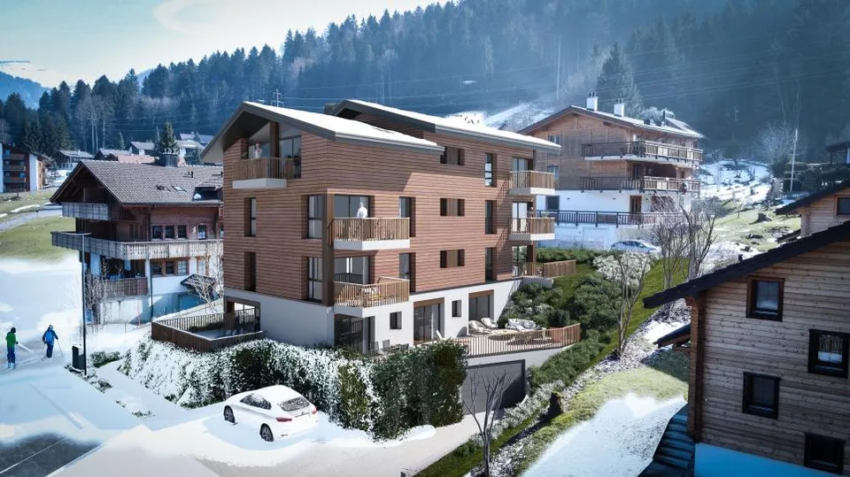 BAUSTELLE IST IM GANG - PRÄCHTIGES APPARTEMENT IN AUX PACCOTS