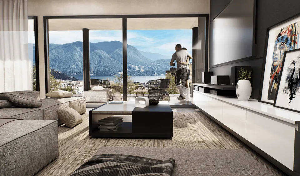Exklusive Residenz in Bau in Lugano