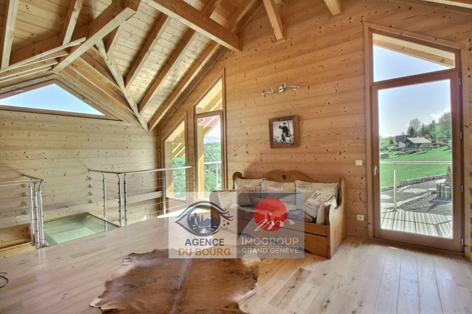 Chalet der gehobenen Klasse mit freier Sicht und Garten - La Muraz – Foto 6 von 10