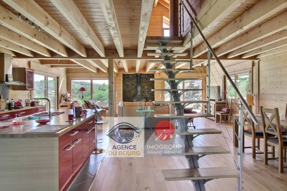 Chalet der gehobenen Klasse mit freier Sicht und Garten - La Muraz
