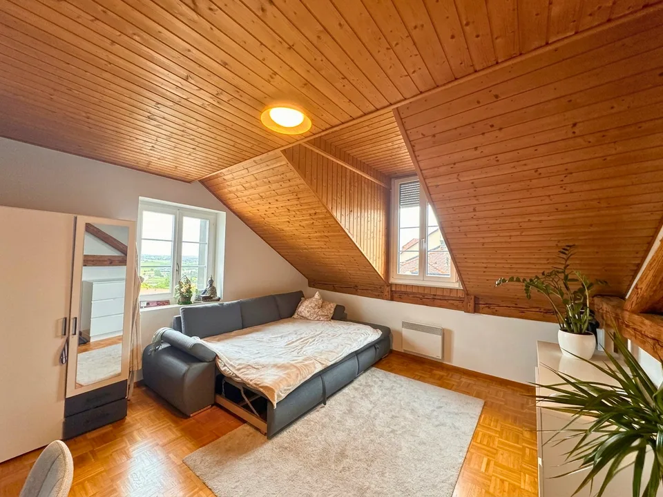Wohnung 2.5 Zimmer mansardiert - Sichere Vermietungsinvestition | Stadtzentrum von Romont
