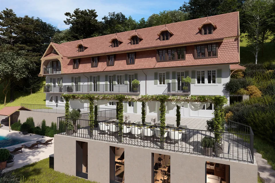Villa d'exception avec vue panoramique sur le lac Léman