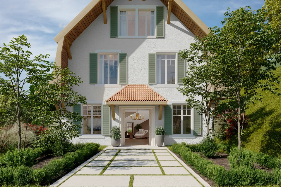 Villa d'exception avec vue panoramique sur le lac Léman