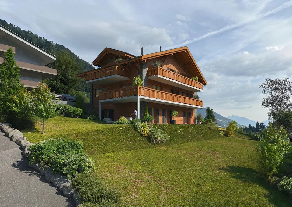 Meraviglioso appartamento di 6,5 locali in un chalet a Val-d'Illiez