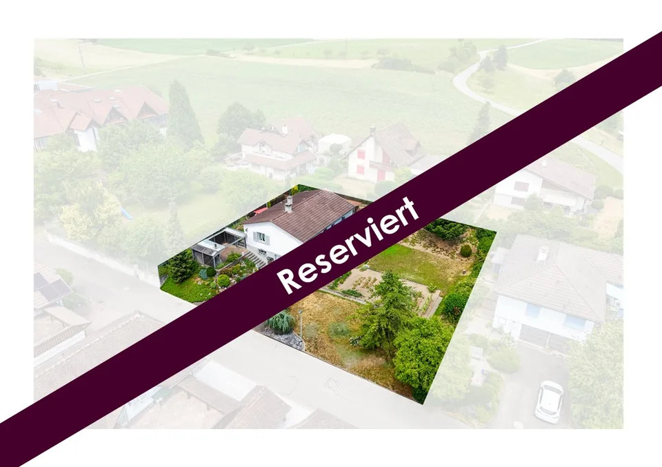 Baulandparzelle mit bestehendem Einfamilienhaus