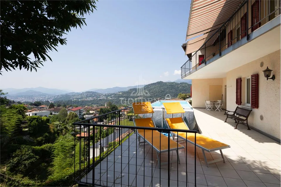 Cadro - Elegante casa unifamiliare con terrazze panoramiche e grande g