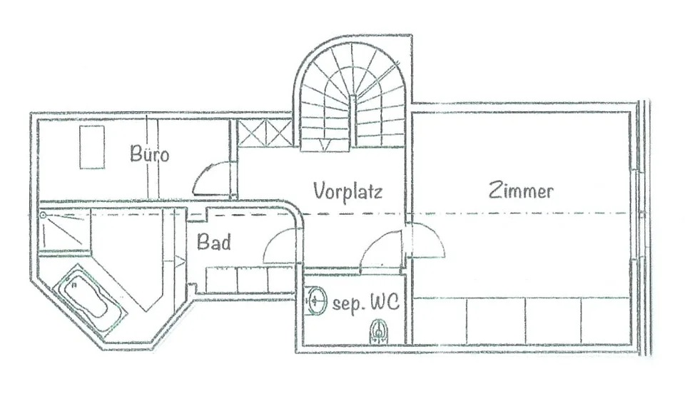 Casa accogliente con charme di edificio antico, molto spazio & balcone soleggiato – foto 15 di 17