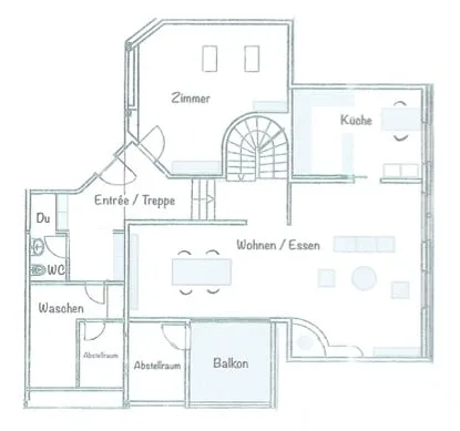 Casa accogliente con charme di edificio antico, molto spazio & balcone soleggiato – foto 7 di 17