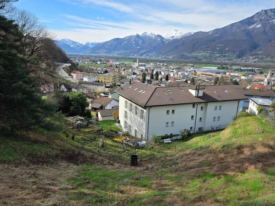 Cadenazzo, Terreno con vista, fino al Lago Maggiore