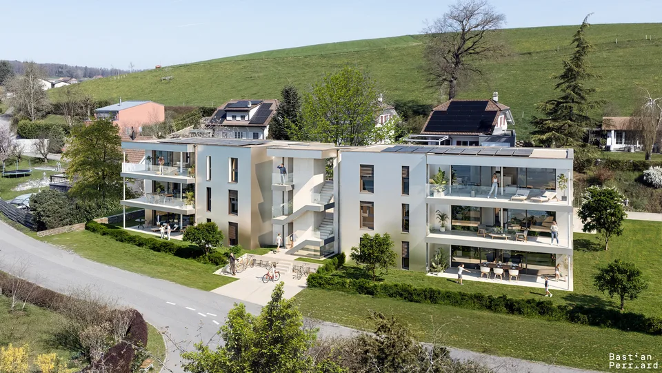 MAGNFIQUE APPARTEMENT NEUF DE 4.5 PCES AVEC JARDIN